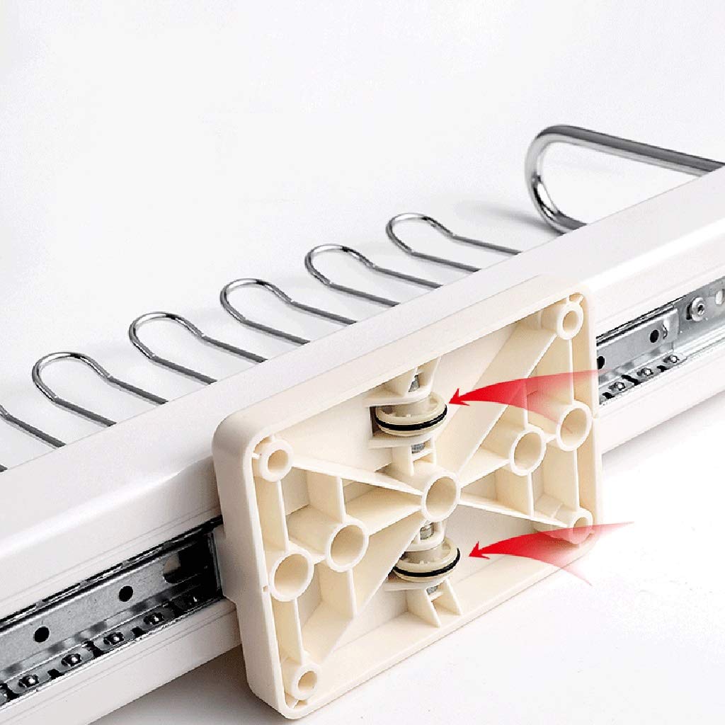 Pull Out Wardrobe Tie & Scarf Organizer Rack - Extendable 465mm Belt Hanger for Closet Storage | Perfect for Home, Office & Travel Accessory Organization