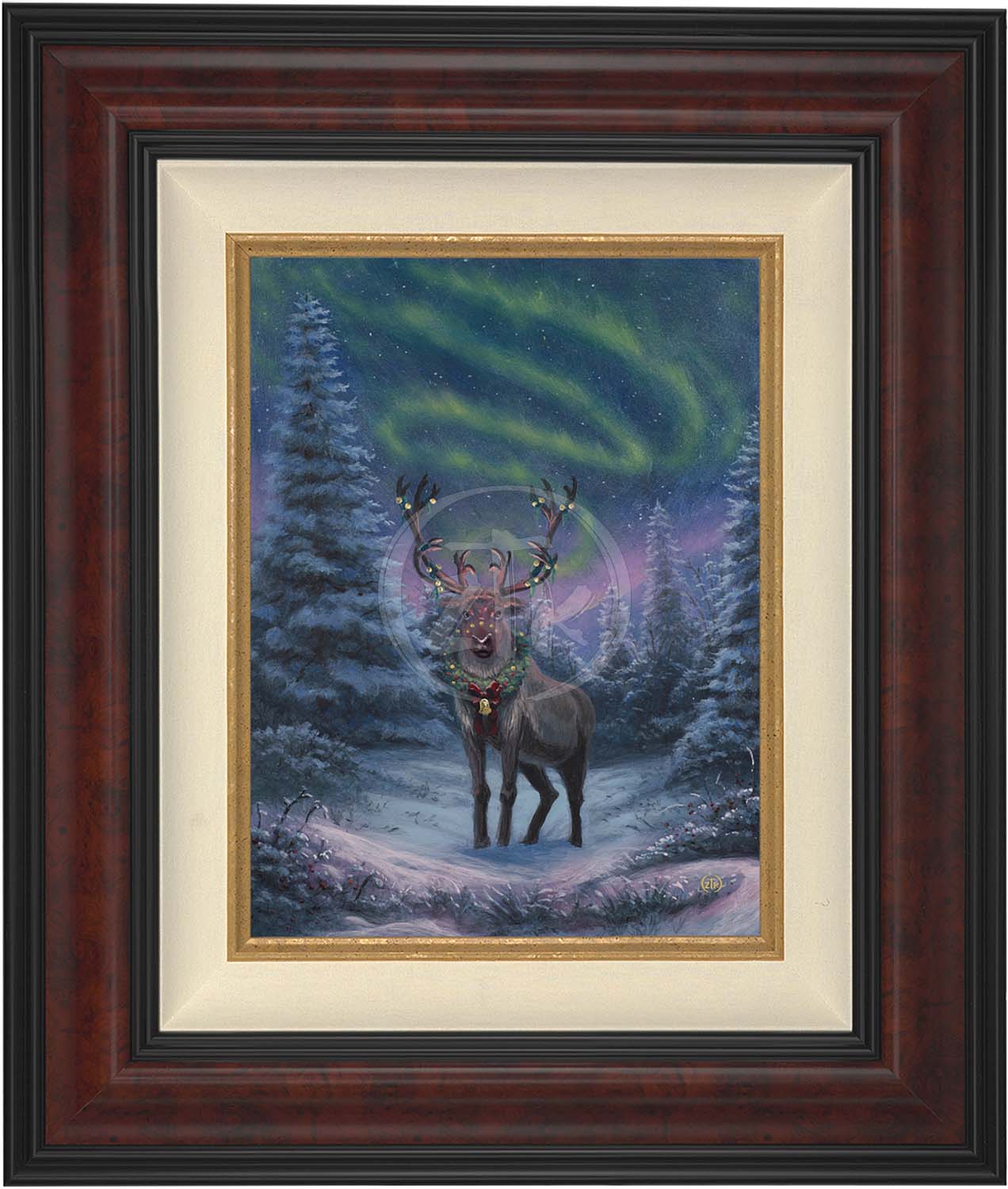 Limited Edition Reindeer Canvas Art - Festive Holiday Wall Decor for Christmas, Home & Office