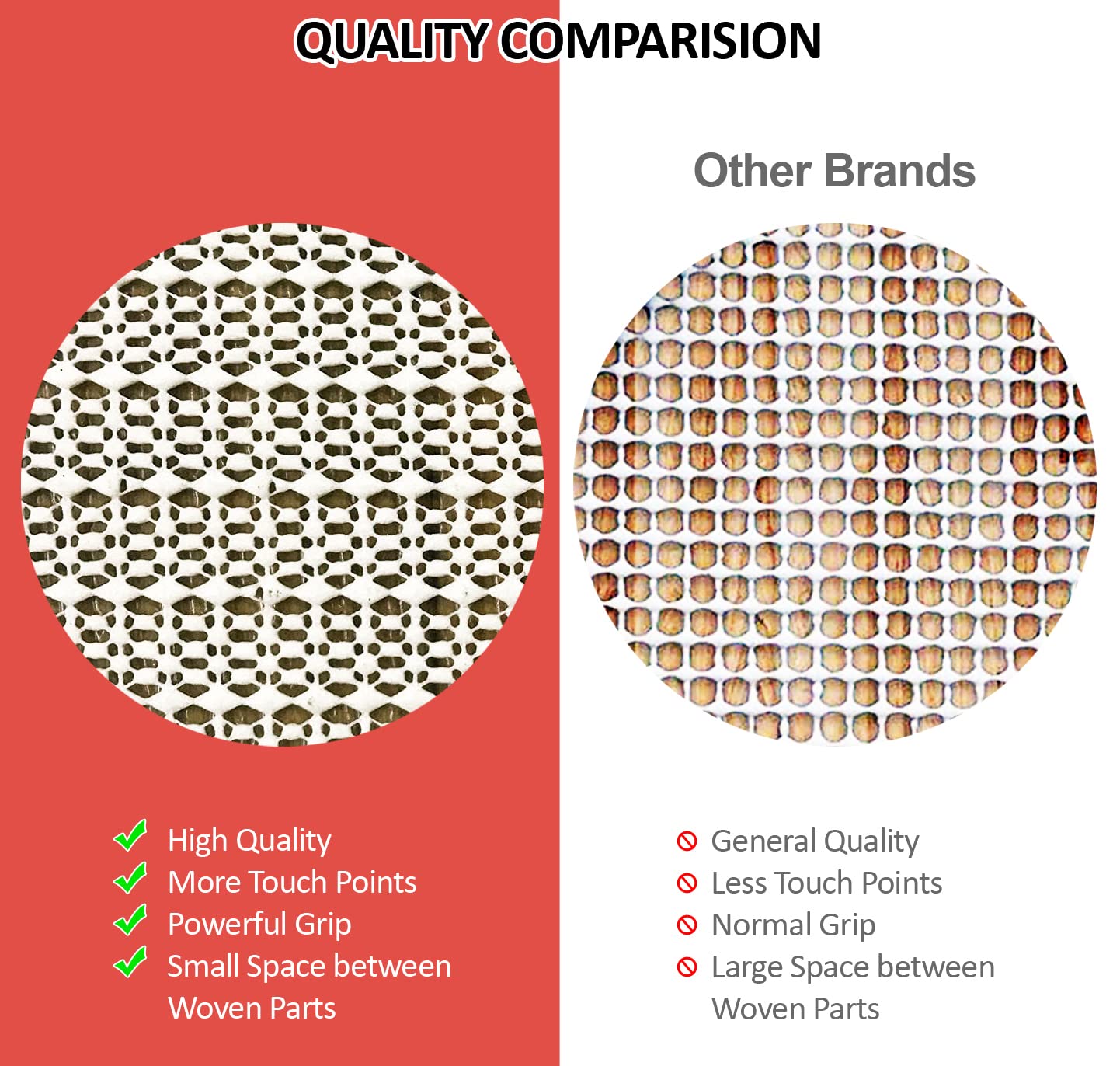 Premium Non-Slip Rug Pad - 0.125