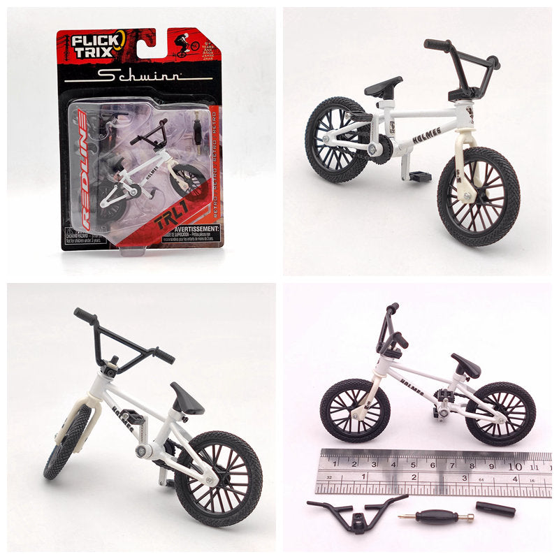 Premium Finger Bike FLICK TRIX Mini BMX Diecast Model Toy - Collectible Miniature Bicycle for Kids & Adults - Perfect for Office Desk Decor, Stress Relief, and Gift Giving