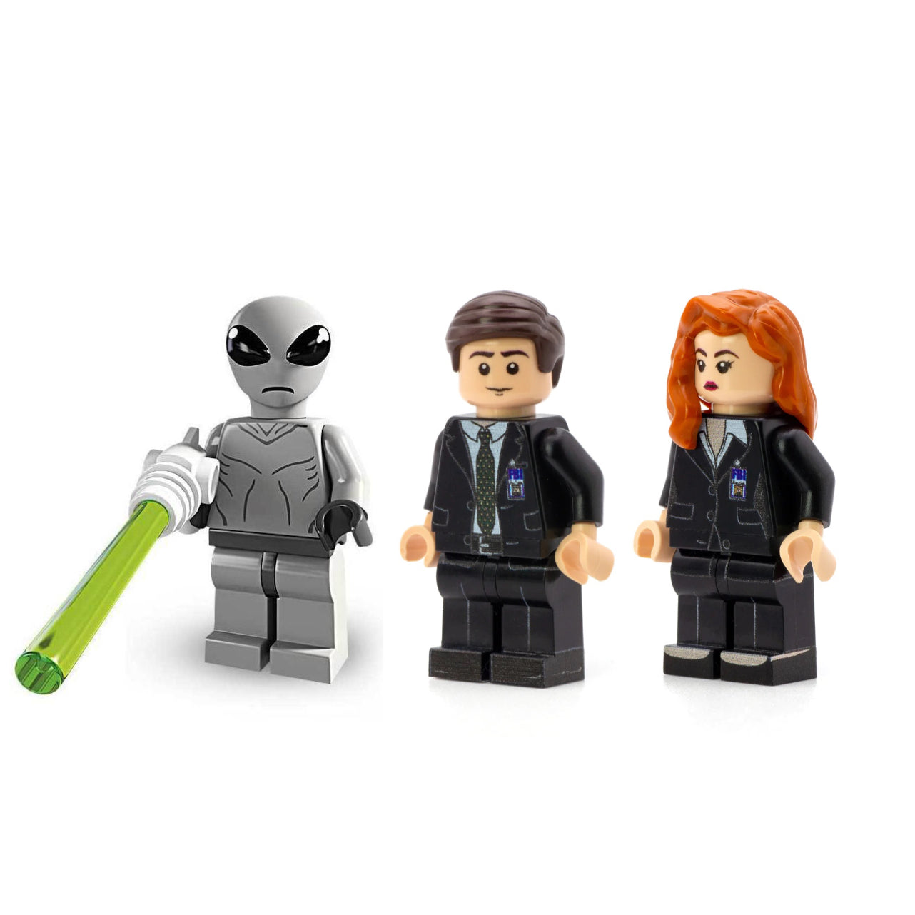 The X-Files Mulder & Scully Lego Minifigures – Authentic Collectible Figures for Fans, Perfect for Display, Gifts & Role-Playing Scenes