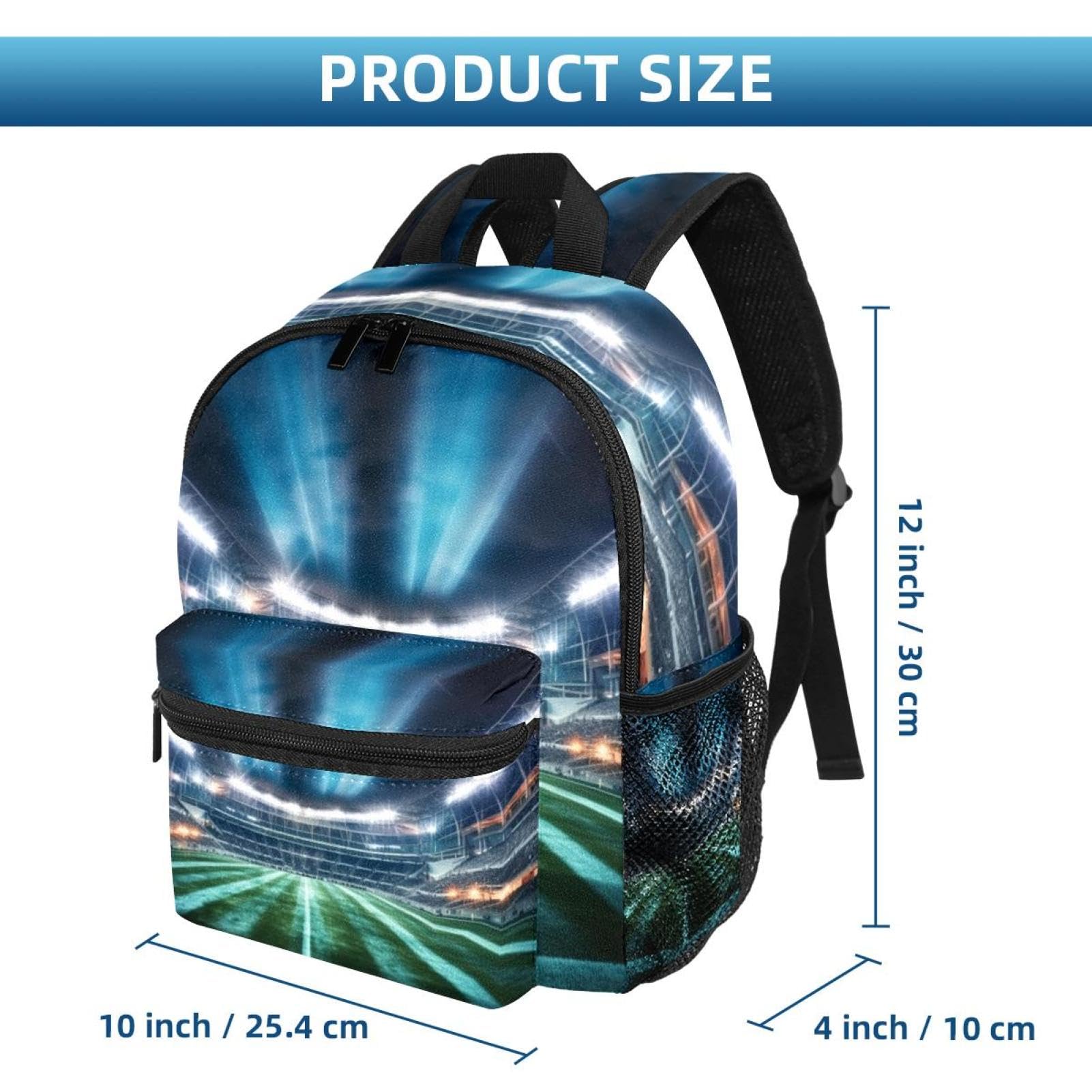 Best Travel Backpack for Women & Men - Lightweight Durable Hiking Backpack for Football Soccer Stadium & Outdoor Adventures