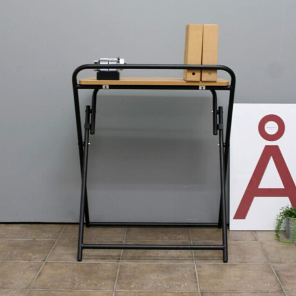 Foldable Computer Desk - No Assembly Required, Portable Study Desk for Adults & Kids (60x40x72cm, 80x48x72cm) - Perfect for Home Office, Dorm Room & Small Spaces