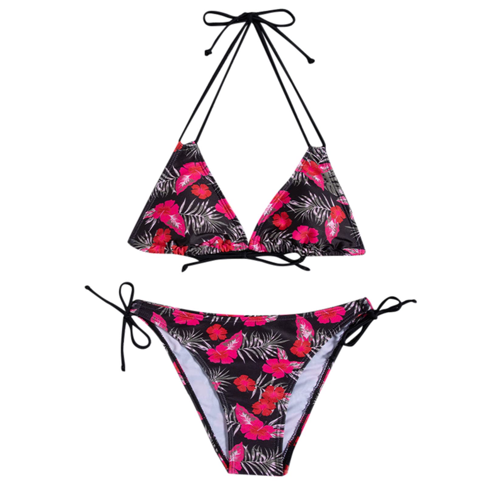 YUSDEE Push-Up Bikini Set - Sexy Brazilian Swimwear for Beach & Pool