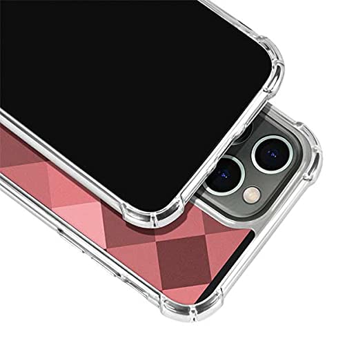 Skinit Clear Phone Case for iPhone 13 Pro Max - Autumn Red Geometric Design Protective Cover | Slim Fit, Scratch-Resistant, Drop Protection | Perfect for Everyday Use, Travel & Office