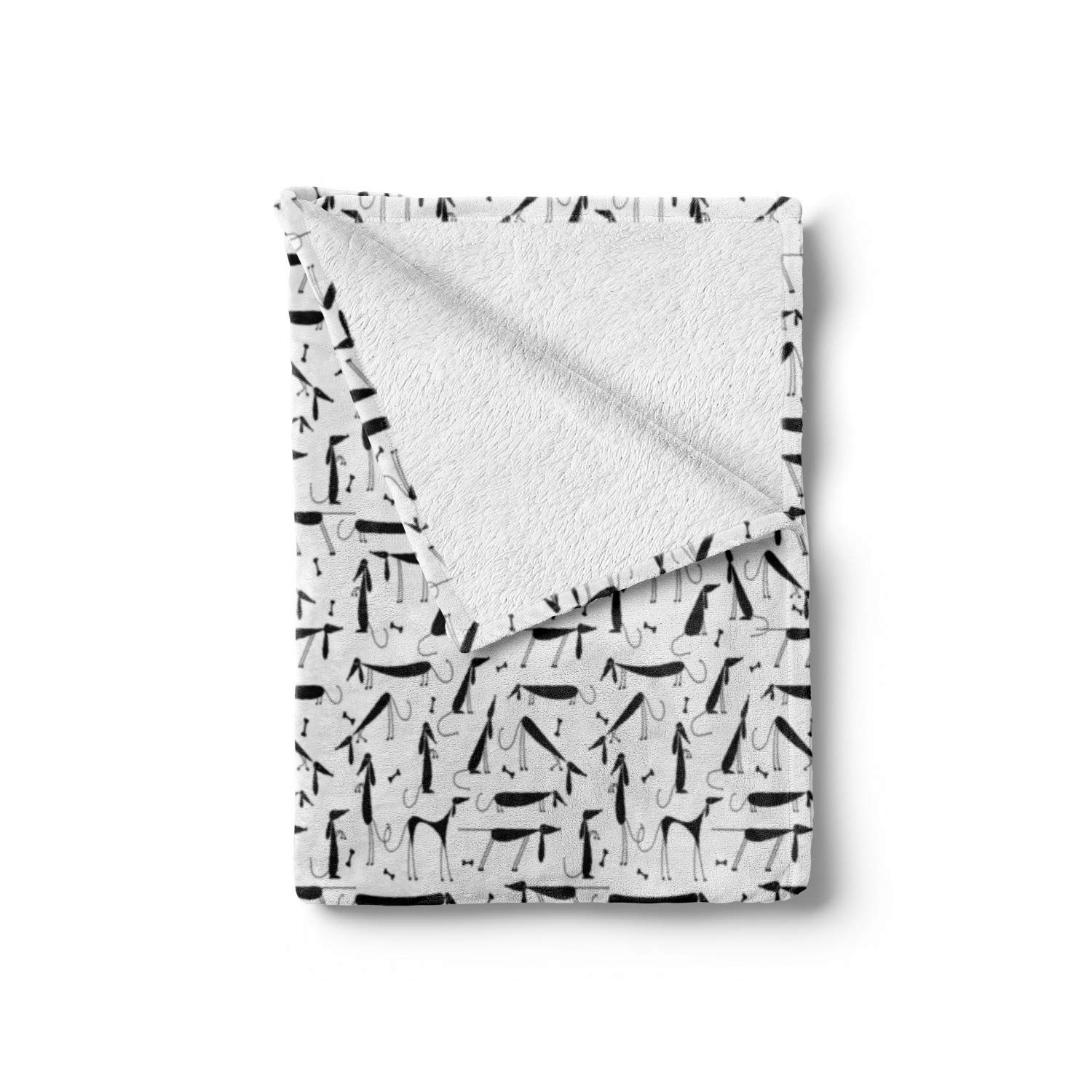Ambesonne Dachshund Dog Throw Blanket - 70
