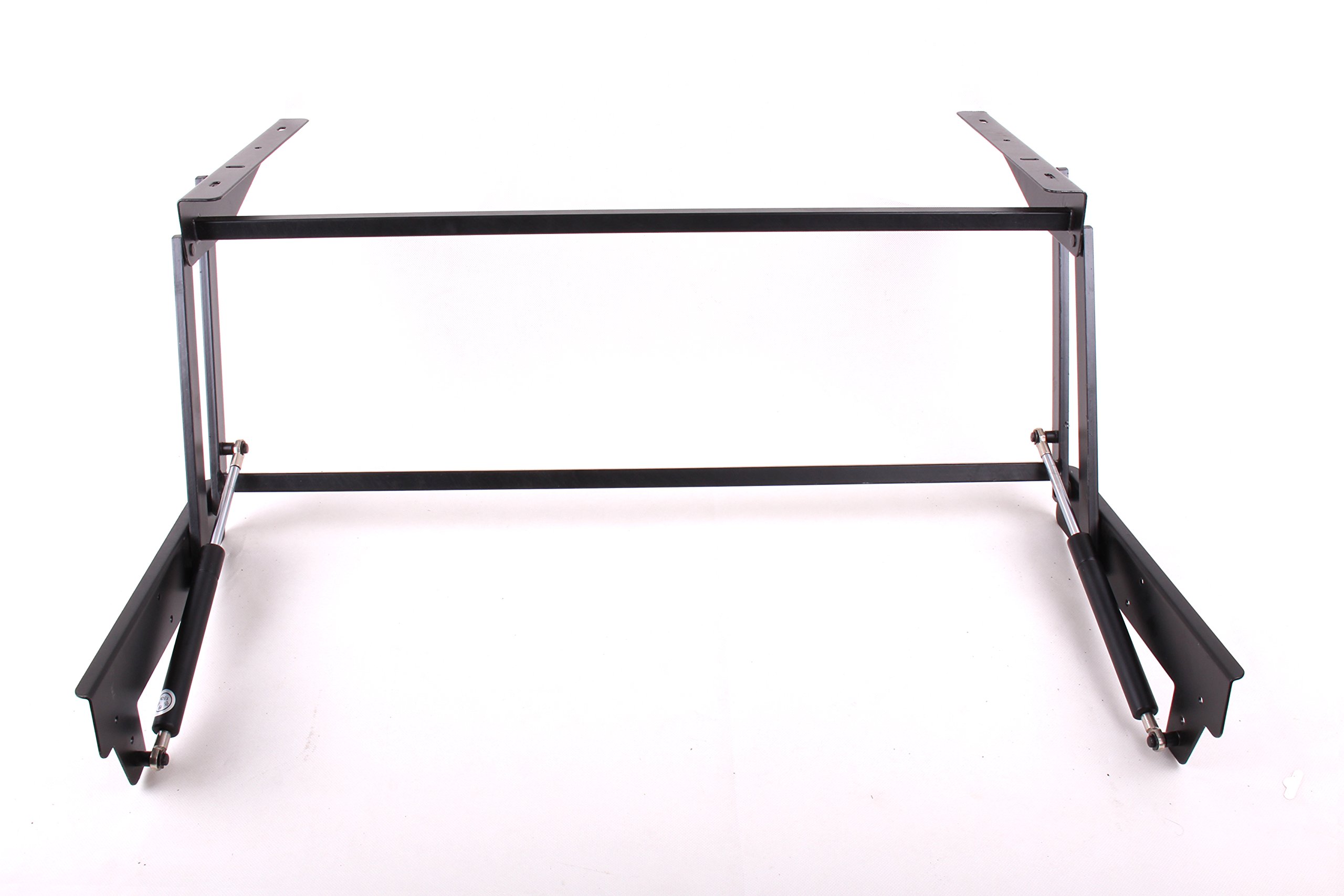 Black Lift Top Coffee Table Hardware - DIY Hydraulic Hinge Mechanism for Living Room Furniture