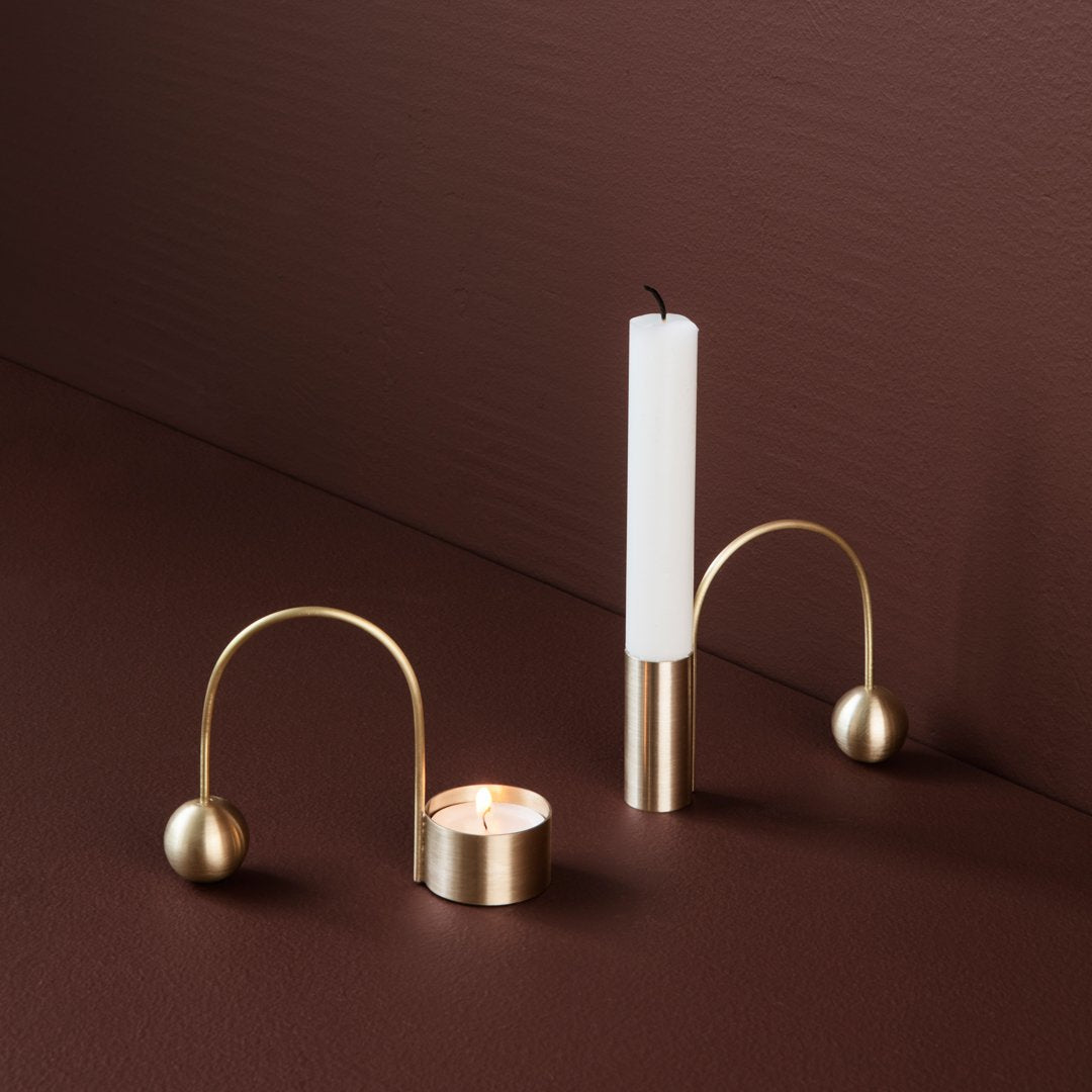Modern Balance Candle Holder - Elegant Home Decor for Dining Table, Wedding Centerpiece & Relaxing Spa Ambiance