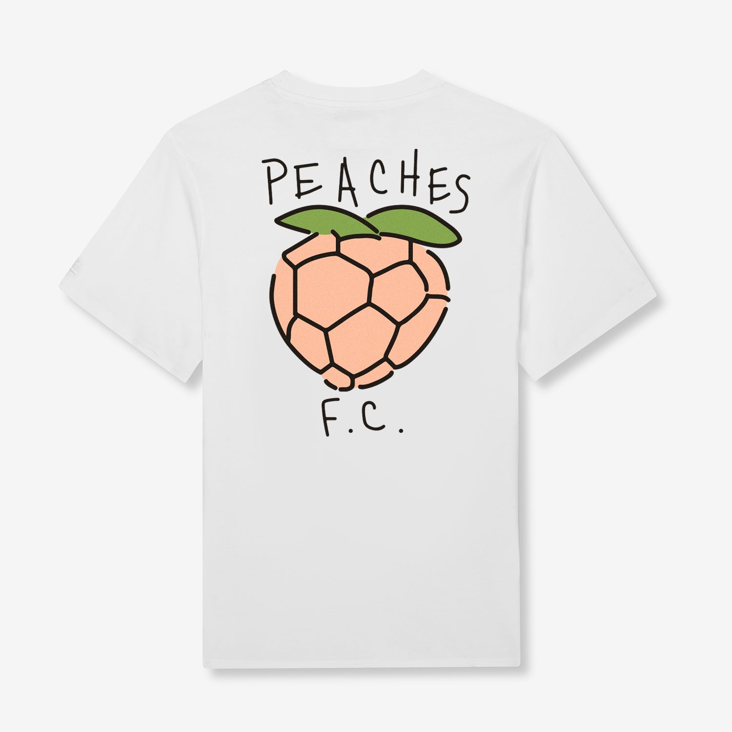 Peaches FC x Admiral Football Graphic T-Shirt - Vintage Soccer Tee for Men & Women - Perfect for Fans, Gifts & Casual Wear