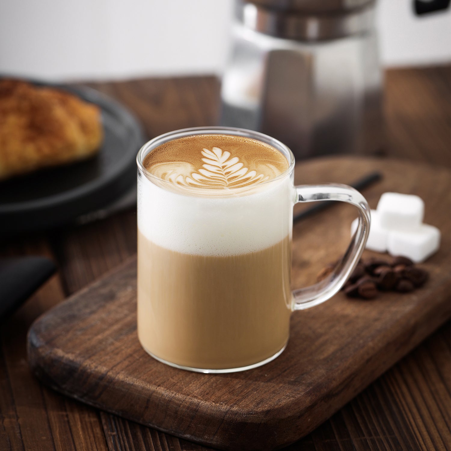 4-Pack Modern Minimalist Glass Espresso Shot Mugs - Durable & Stylish for Coffee, Tea, Cocktails - Perfect for Home, Office & Gifts