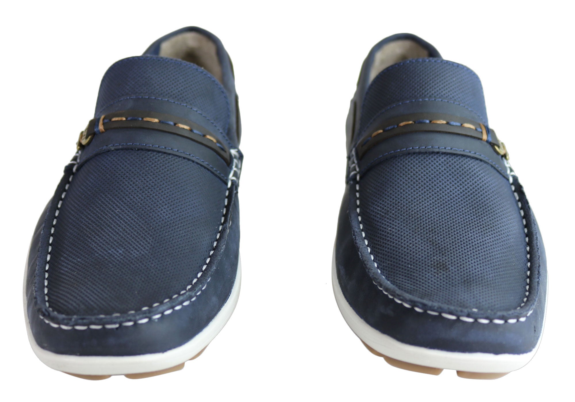 Ferricelli Jarrod Men's Genuine Leather Loafers with Cushioned Comfort - Handcrafted in Brazil - Perfect for Business Casual & Office Wear