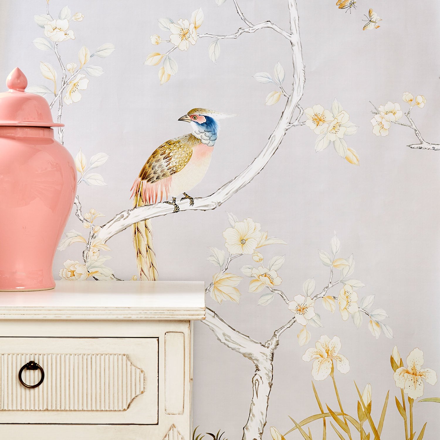 Carlisle in Dove Mural - Premium Wall Art Canvas Print for Home & Office Decor | Perfect for Living Room, Bedroom, and Office Spaces