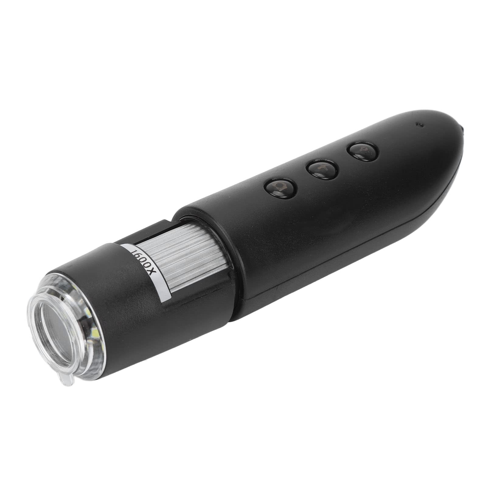 Uxsiya Wireless Skin Detector - Portable Magnifier with LED Light & USB Charging | Low Distortion for Men's Grooming | Perfect for Outdoor Travel & Home Skincare