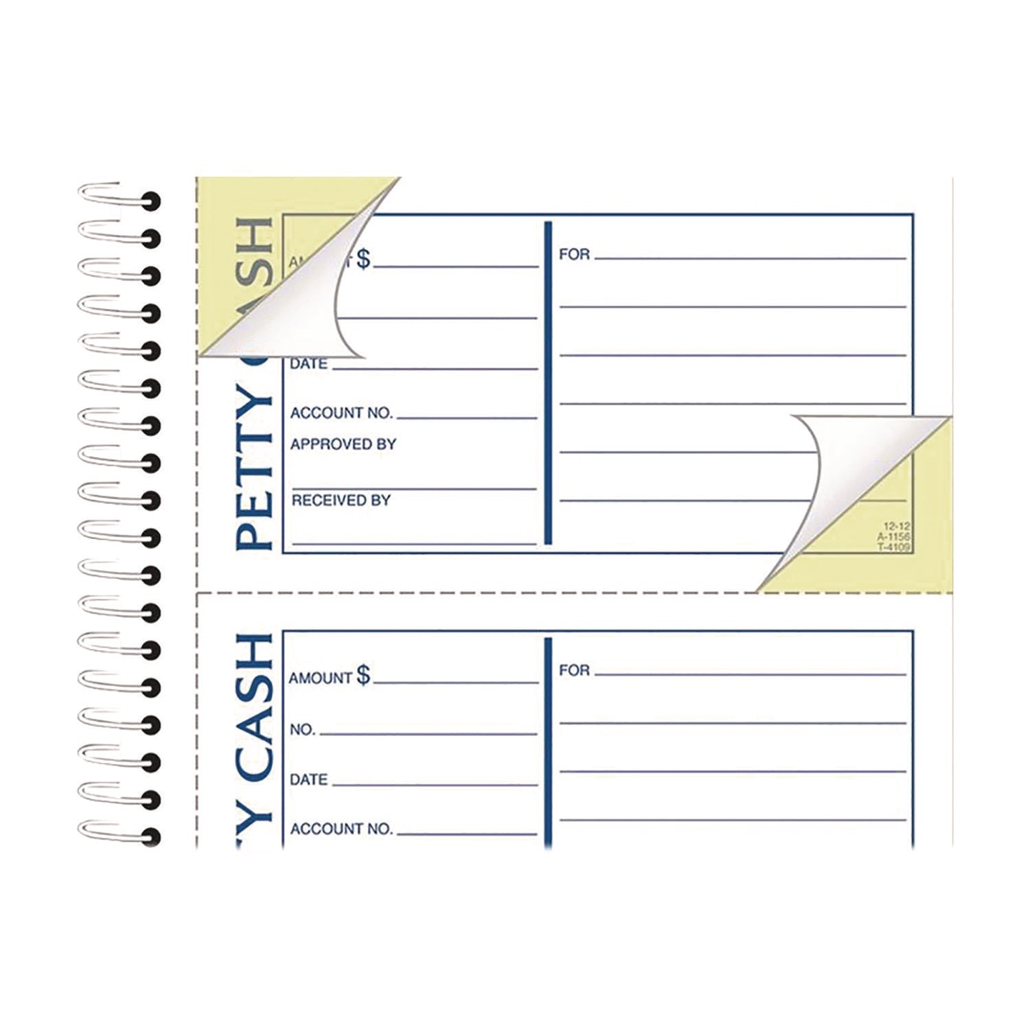 Adams® Petty Cash Receipt Book - 2-Part Carbonless Design, 5