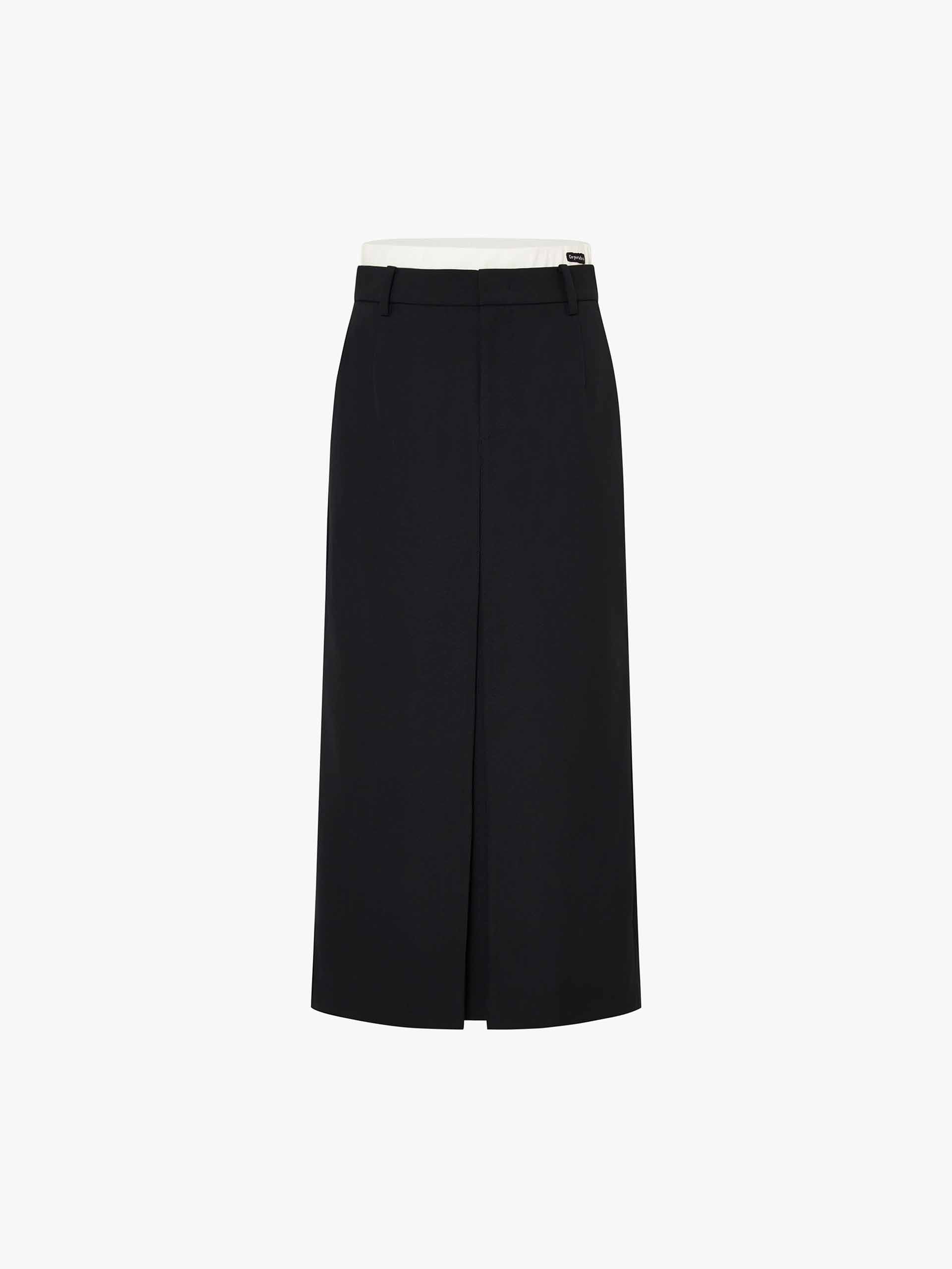 Maxi Wool Blend Skirt for Women - Soft & Warm Winter Long Skirt with Elastic Waist - Perfect for Office, Holiday Parties & Casual Outfits