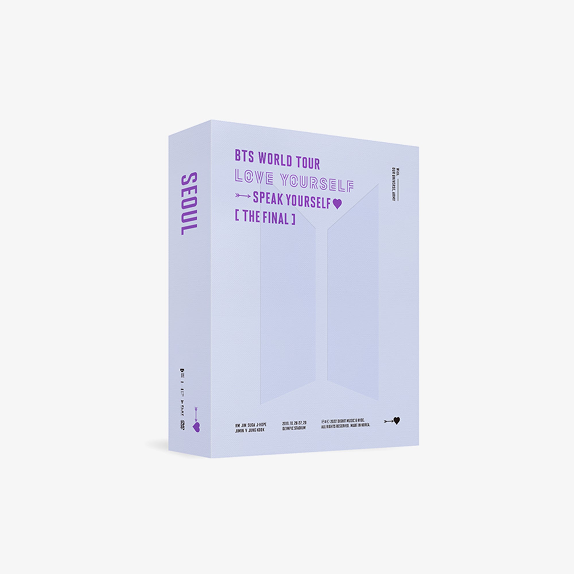 BTS WORLD TOUR LOVE YOURSELF 'SPEAK YOURSELF' [THE FINAL] Concert DVD - Official Live Performance Video for ARMY, Perfect for K-pop Fans & Music Collectors - Great for Home Entertainment & Gift Giving
