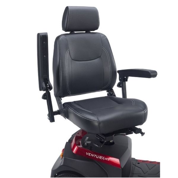 Drive Medical Ventura DLX Deluxe 3 Wheel Mobility Scooter - Lightweight Electric Scooter for Adults & Seniors - Indoor/Outdoor Use for Shopping, Travel & Daily Mobility