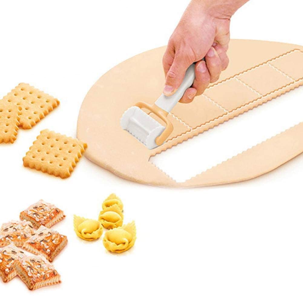 Premium 3-Piece Rolling Biscuit & Cookie Cutter Set - Food Grade Plastic Baking Tools for Homemade Cookies, Dumplings & Cake Decorating | Perfect for Holiday Baking, DIY Desserts & Family Cooking Activities