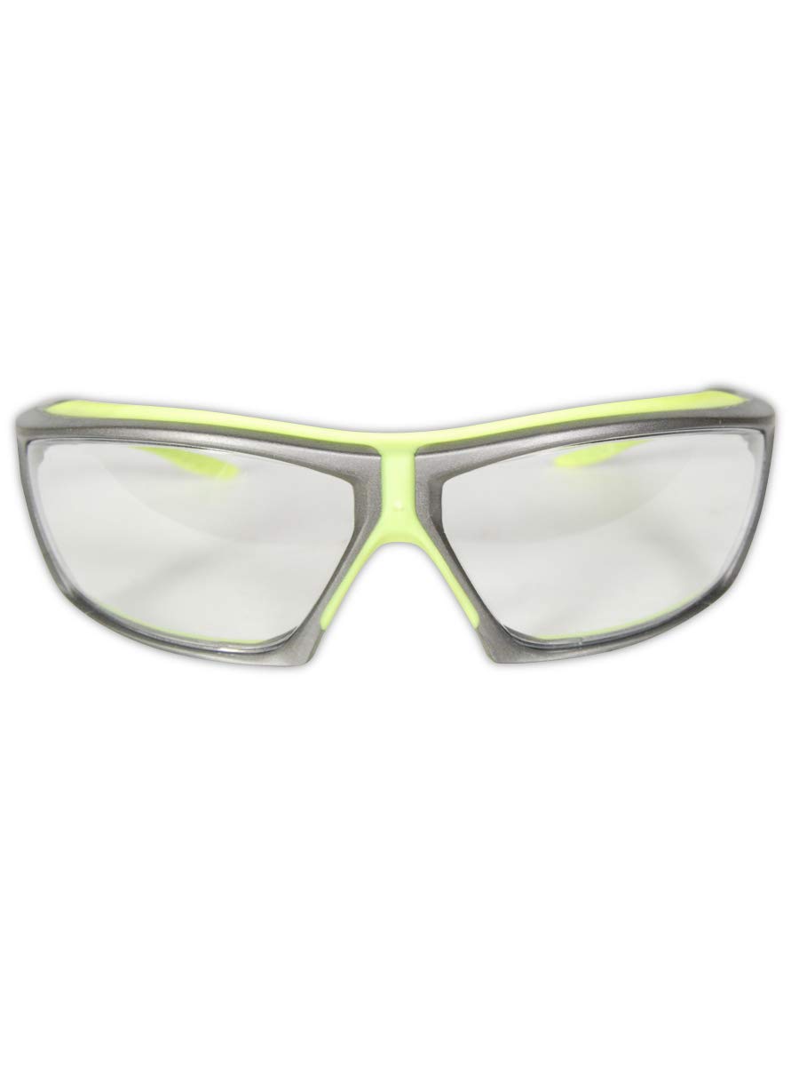 MAGID Hi-Vis Impact-Resistant Safety Glasses - 24 Pairs (Y770) - ANSI Z87.1 Certified for Construction, Woodworking & Industrial Use