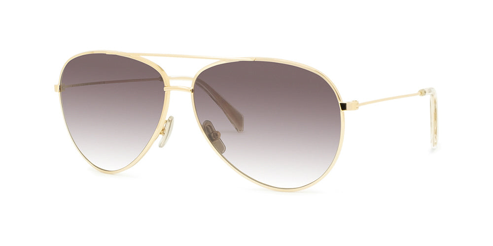 Shiny Celine Gold/Smoke Polarised
