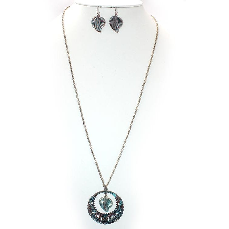 Elegant Leaf Necklace Set - Nature-Inspired Jewelry for Women | Perfect for Everyday Wear, Weddings & Special Occasions