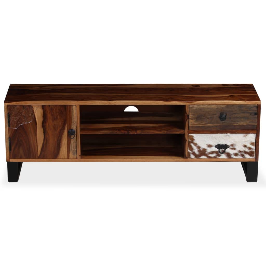 Solid Sheesham Wood TV Stand for 50 Inch TVs - 47.2
