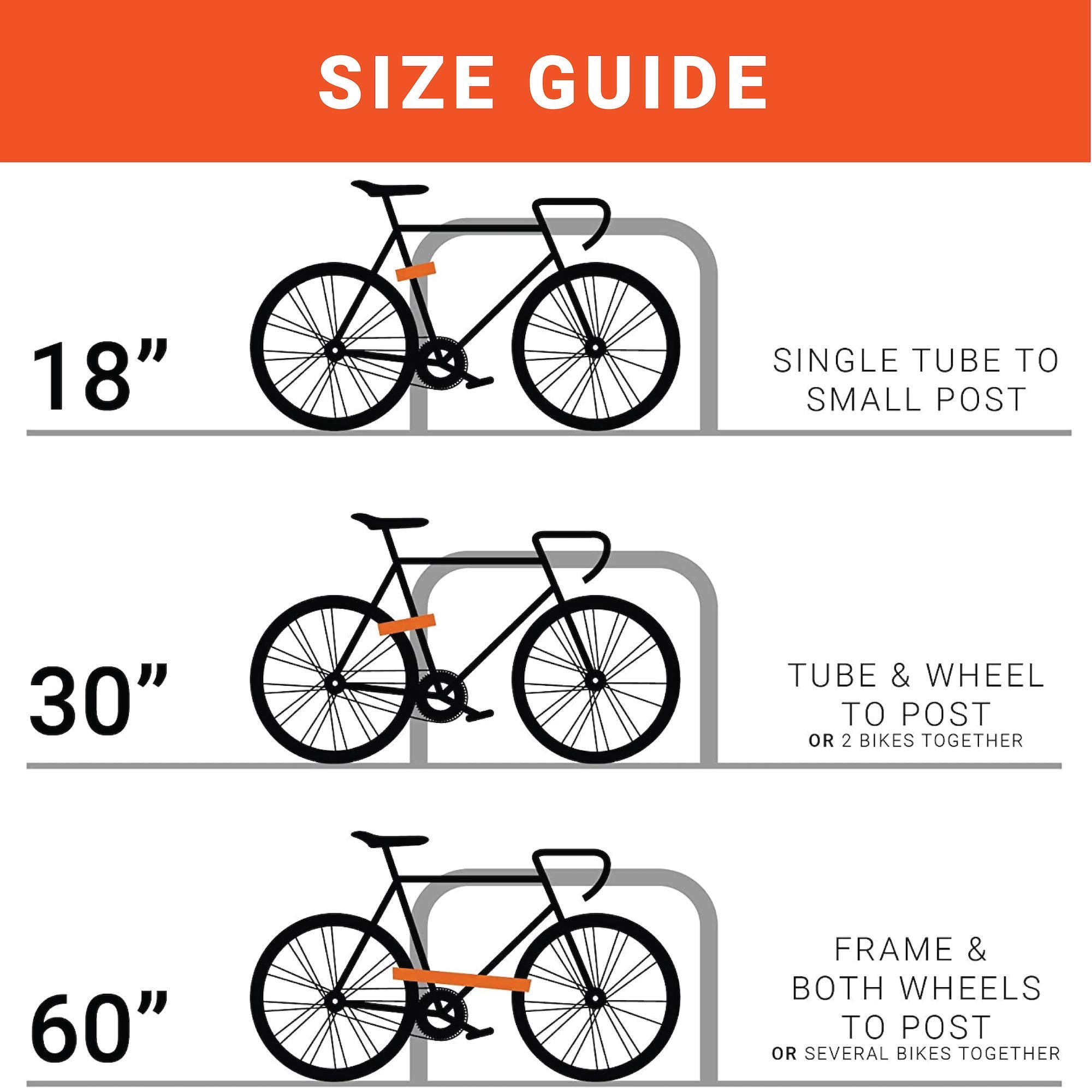 OTTOLOCK 2-Pack Heavy Duty Combination Bike Locks - 18 Inch & 30 Inch Security Cable Locks for Bicycles (Black) - Perfect for Urban Commuting, Campus Security & Outdoor Cycling