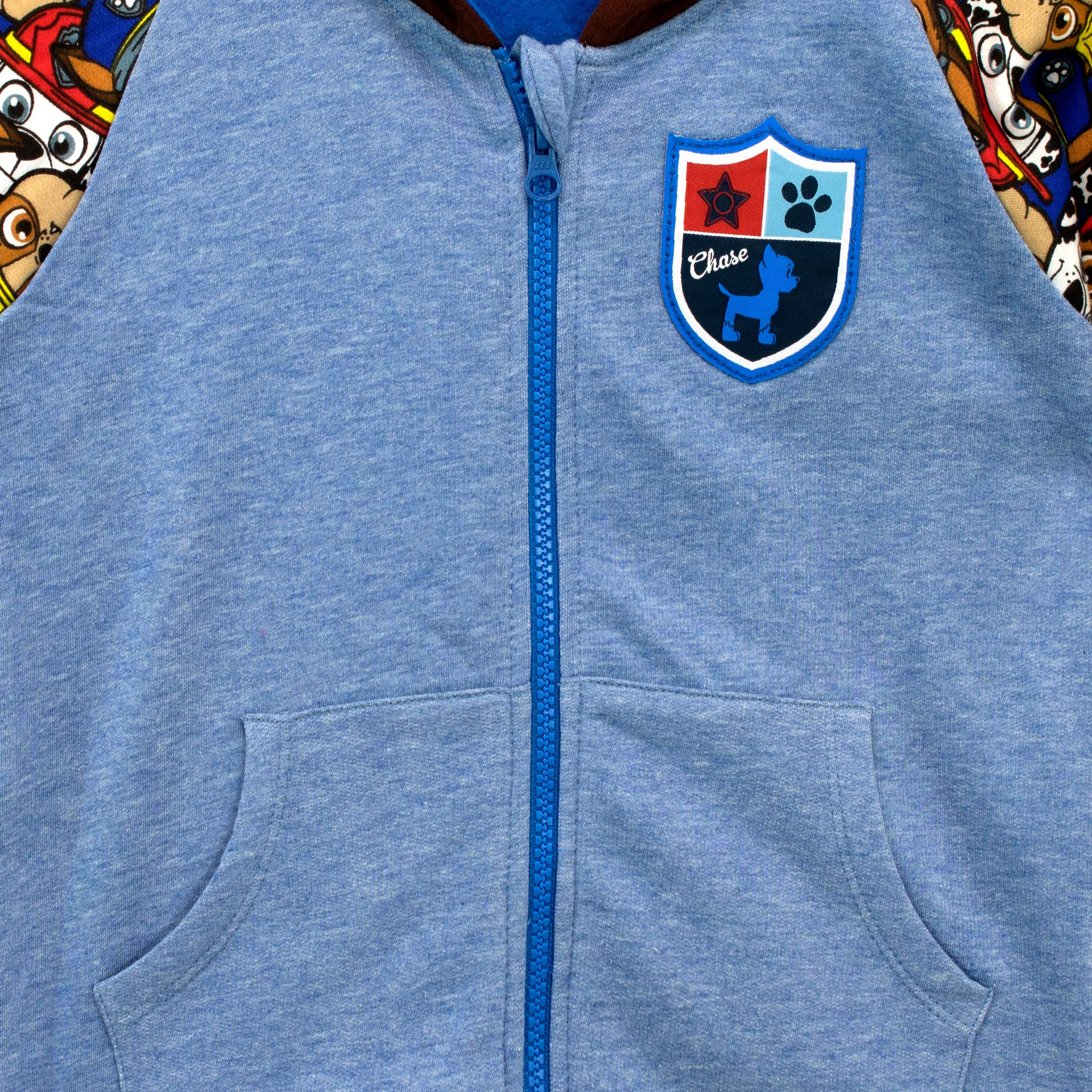 Paw Patrol Boys' Chase Character Hoodie - Soft & Comfortable Kids' Pullover for Playtime, School & Outdoor Adventures