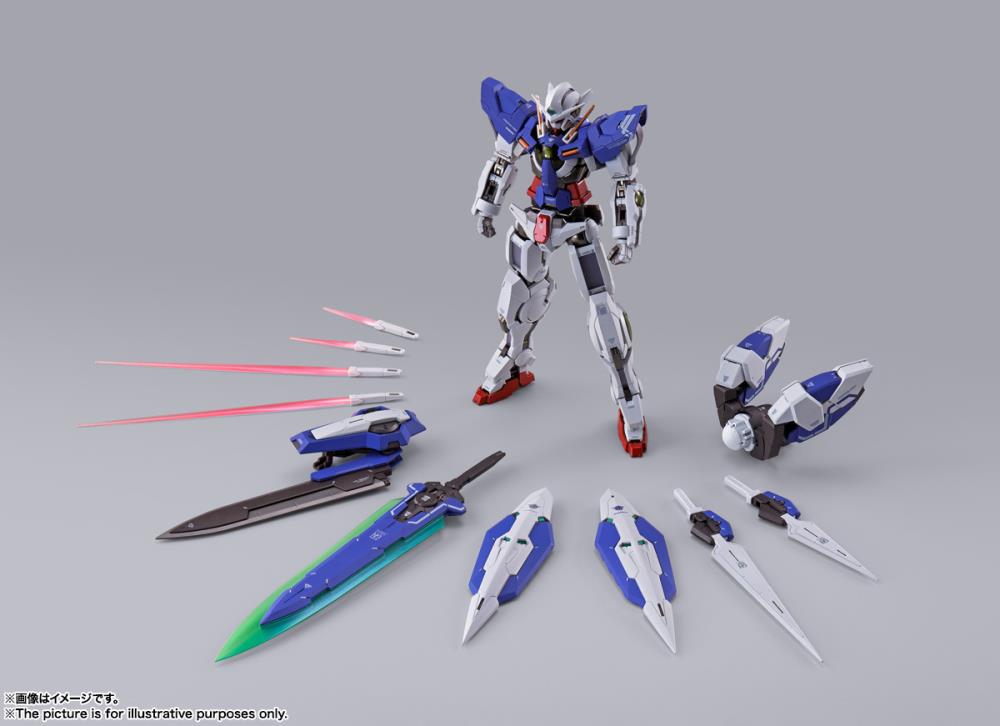 Bandai Metal Build Gundam 00 Gundam Exia Devise Action Figure - Premium Collectible Model Kit for Anime Fans | Perfect for Display, Gundam Collections & Anime Decor