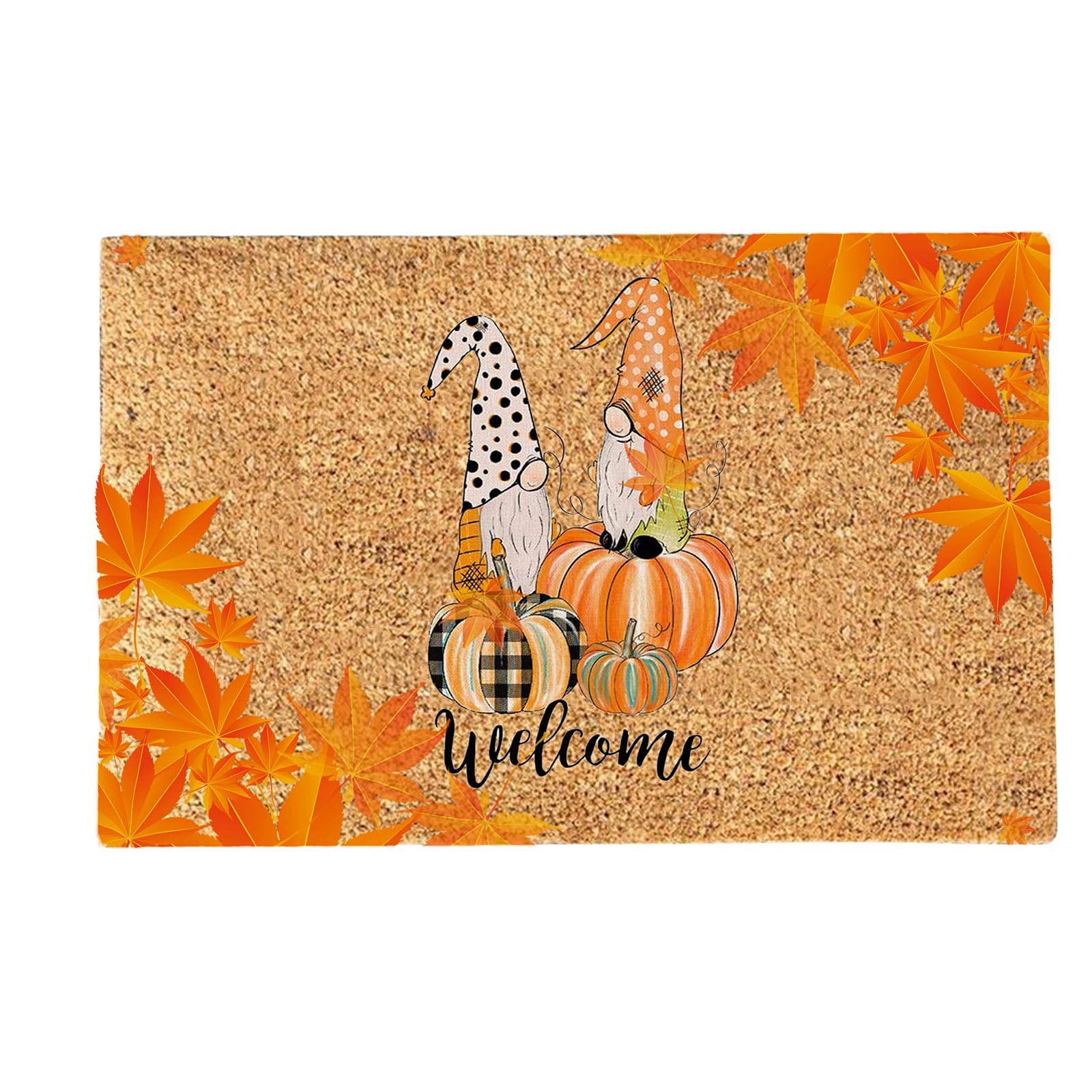 Spooky Halloween Skull Bat Doormat - Funny & Scary Floor Mat for Home Decor, Front Door Entryway - Perfect for Halloween Party Decorations & Trick or Treat