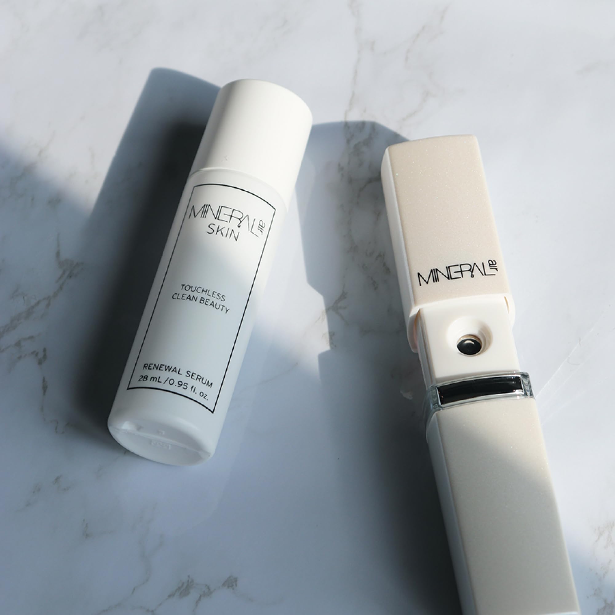 Mineral Air Renewal Serum System - Anti-Aging Face Serum with Natural Ingredients for Glowing Skin | Perfect for Daily Skincare Routine & Nighttime Hydration