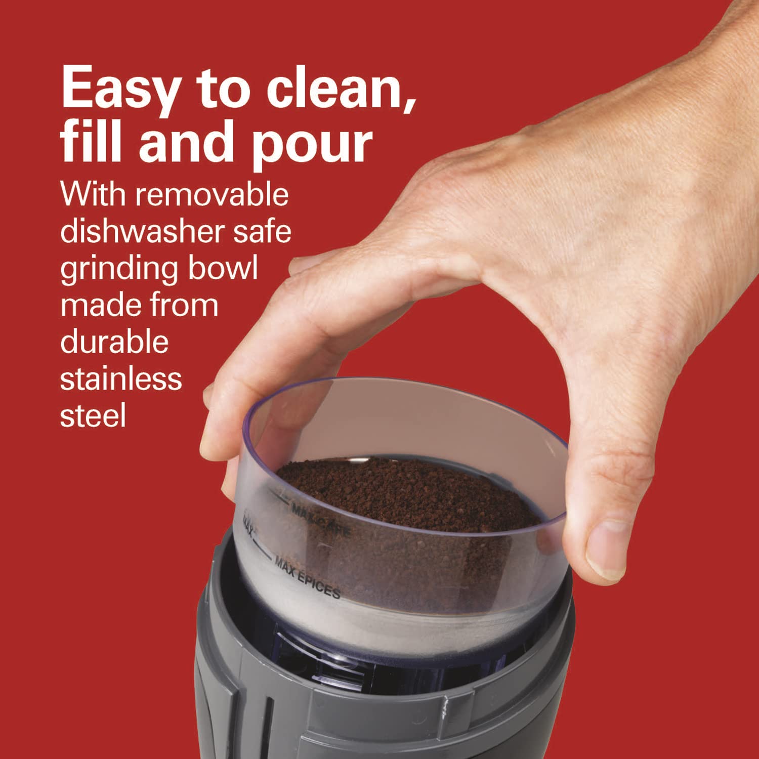 Hamilton Beach Electric Knife Set with Reciprocating Serrated Blades & Fresh Grind Electric Coffee Grinder for Beans, Spices - Perfect for Holiday Meals, Coffee Lovers & Kitchen Enthusiasts
