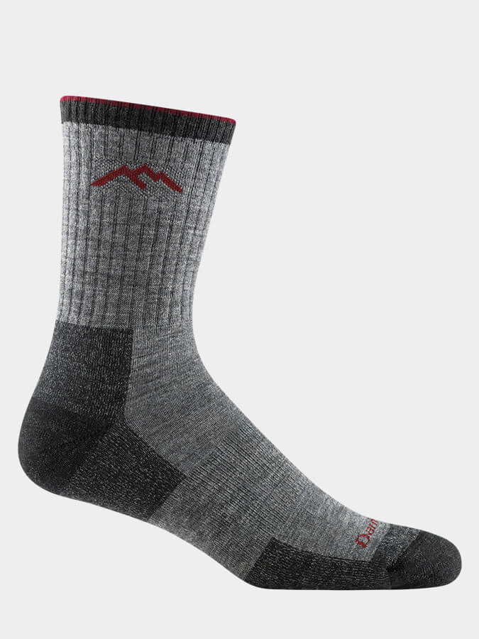 Darn Tough 1466 Hiker Micro Crew Cushion Socks for Men - Moisture-Wicking Hiking Socks for Outdoor Adventures & Daily Wear