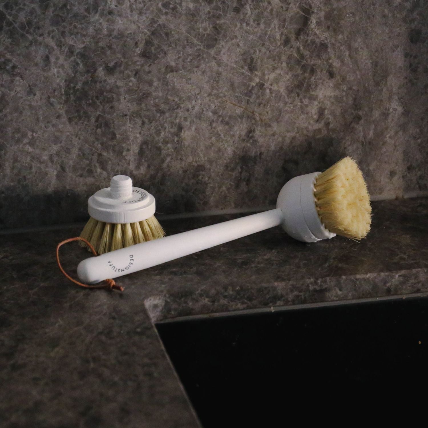 Eco-Friendly Dish Brush - Biodegradable & Sustainable Cleaning Brush for Kitchen, Dishwashing, and Household Use (Black or White) - Perfect for Eco-Conscious Homes & Zero Waste Living