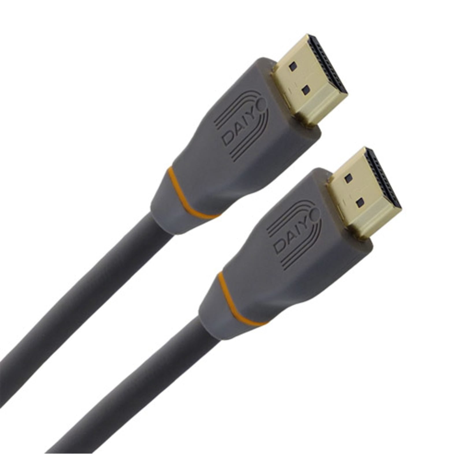Daiyo TA5662 4K Ultra HD HDMI 2.0 Cable 6.6ft (2m) - High Speed 18Gbps, HDR, Ethernet, 3D Support for TV, Gaming, Home Theater & PC Setup