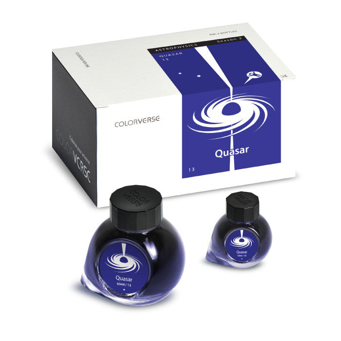 Colorverse Astrophysics 65ml + 15ml Fountain Pen Ink Set - Premium Writing Ink for Calligraphy, Journaling & Artistic Projects