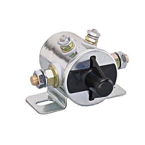 Cole Hersee 12V 4-Terminal 110A Continuous Duty Latching Solenoid - Replacement for 24200, 24200Bk - Heavy Duty Marine & RV Electrical System Component for Winches, Snow Plows & Industrial Equipment