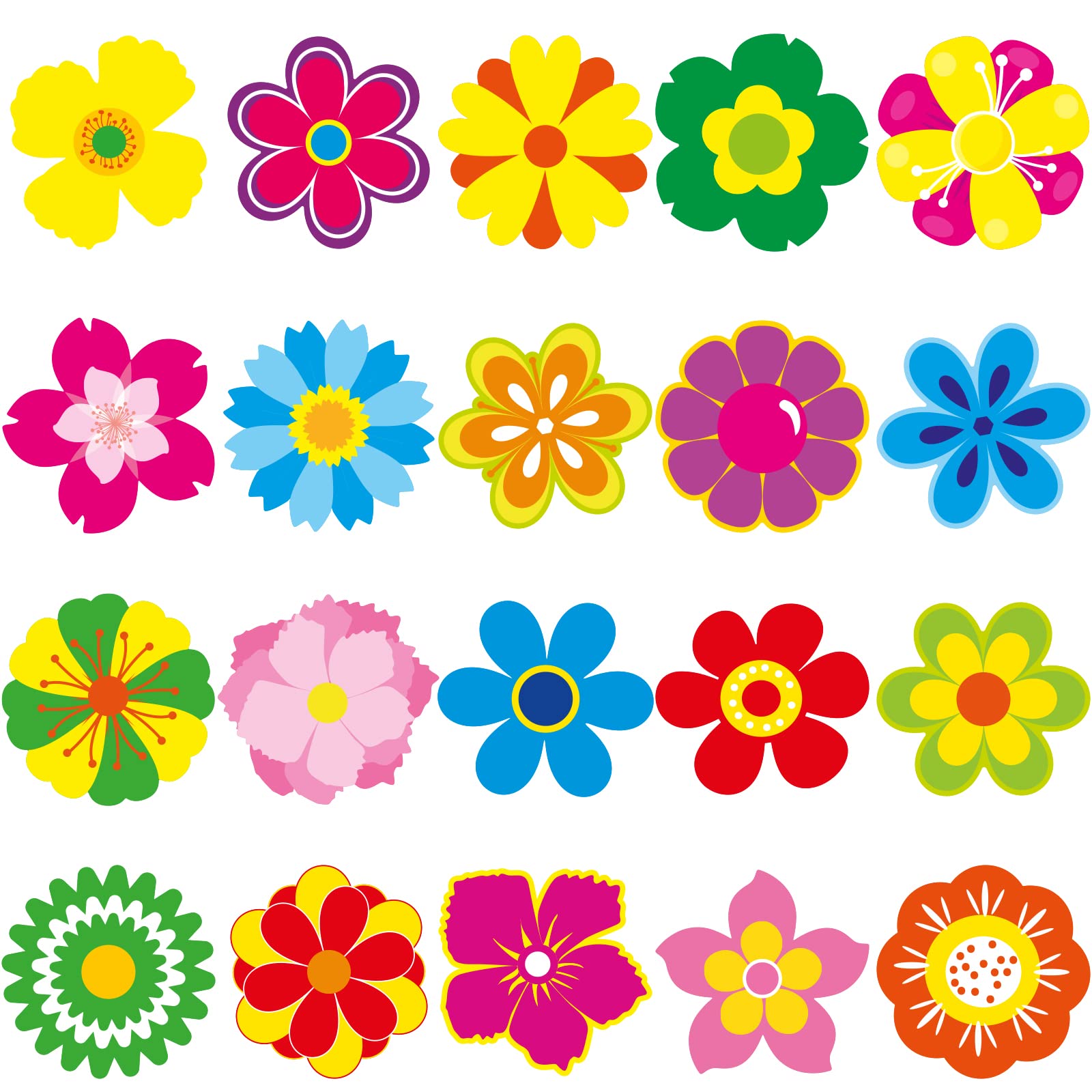 500pcs Spring Flower Stickers for Kids - Floral Decorative Stickers for Scrapbooking, Cards, Envelopes & DIY Crafts | Perfect for School Projects, Party Favors & Gift Wrapping