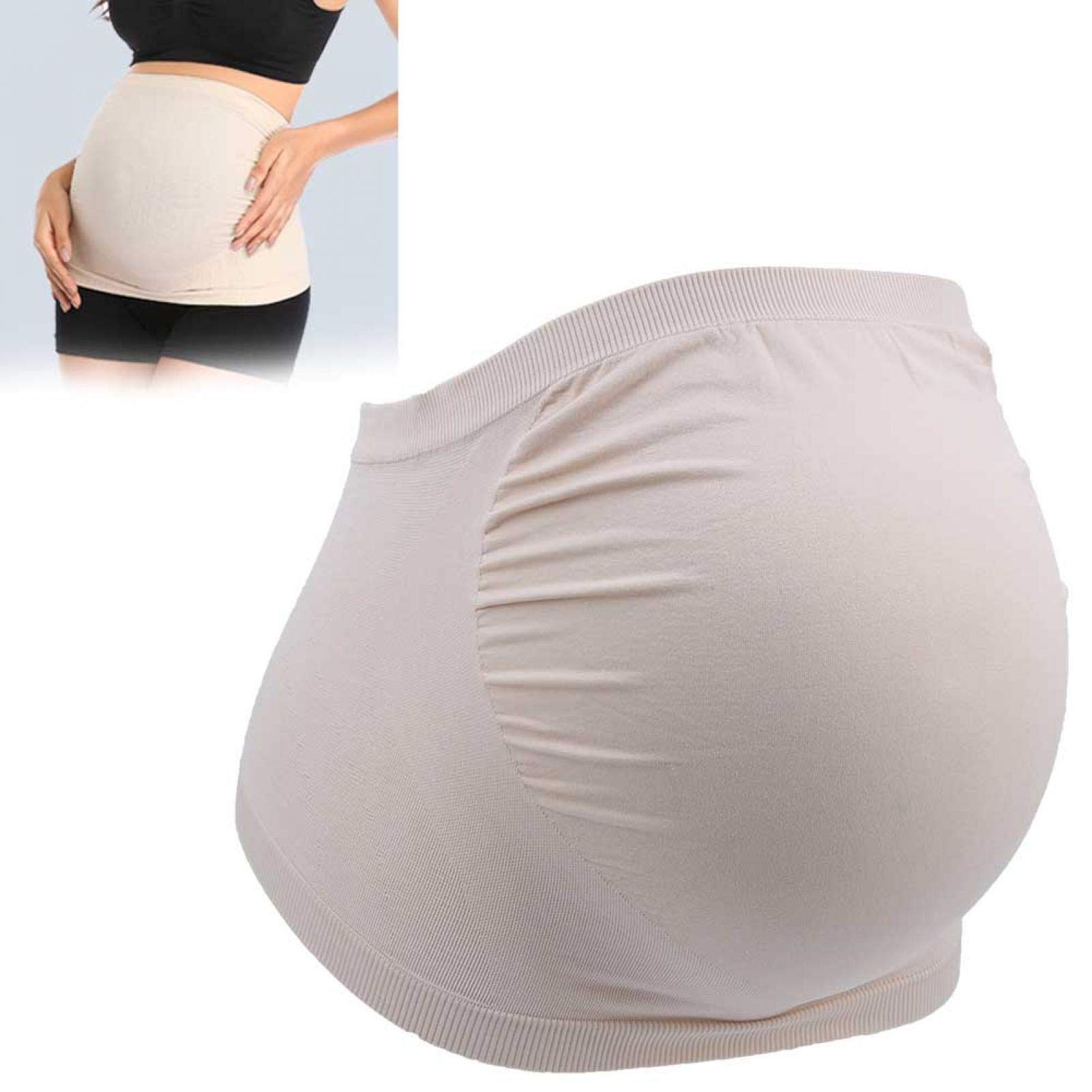 **Best Maternity Belt for Pregnancy Support - Soft & Breathable Abdominal Band with Back Pain Relief - Adjustable Belly Wrap for Comfort & Posture - Ideal for Workouts, Walking & Daily Activities (XXL, Nude)**