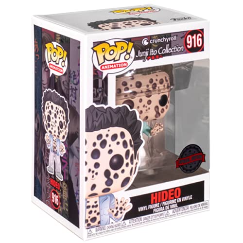 Funko Pop! Junji Ito: Cursed Hideo BAM Exclusive Vinyl Figure with EcoTEK Pop Protector Case - Horror Manga Collector's Item for Display & Protection