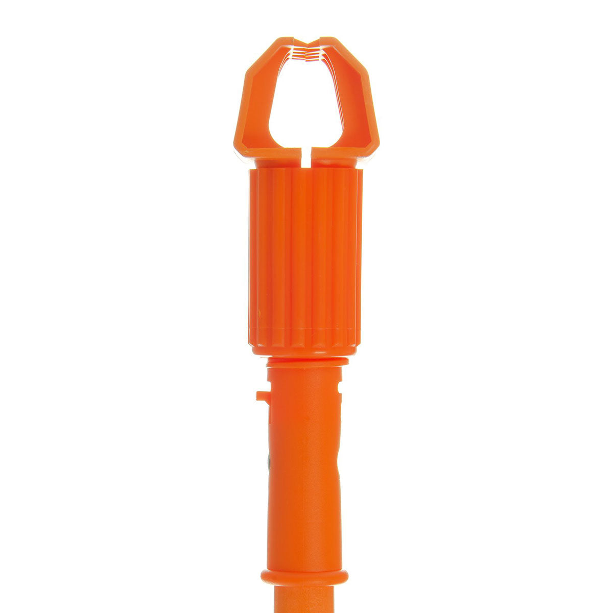 Carlisle 36947524 Heavy-Duty Jaw Style Mop Handle - 60 Inch Orange Cleaning Tool for Commercial & Home Use - Perfect for Floor Mopping, Janitorial Services & Household Cleaning