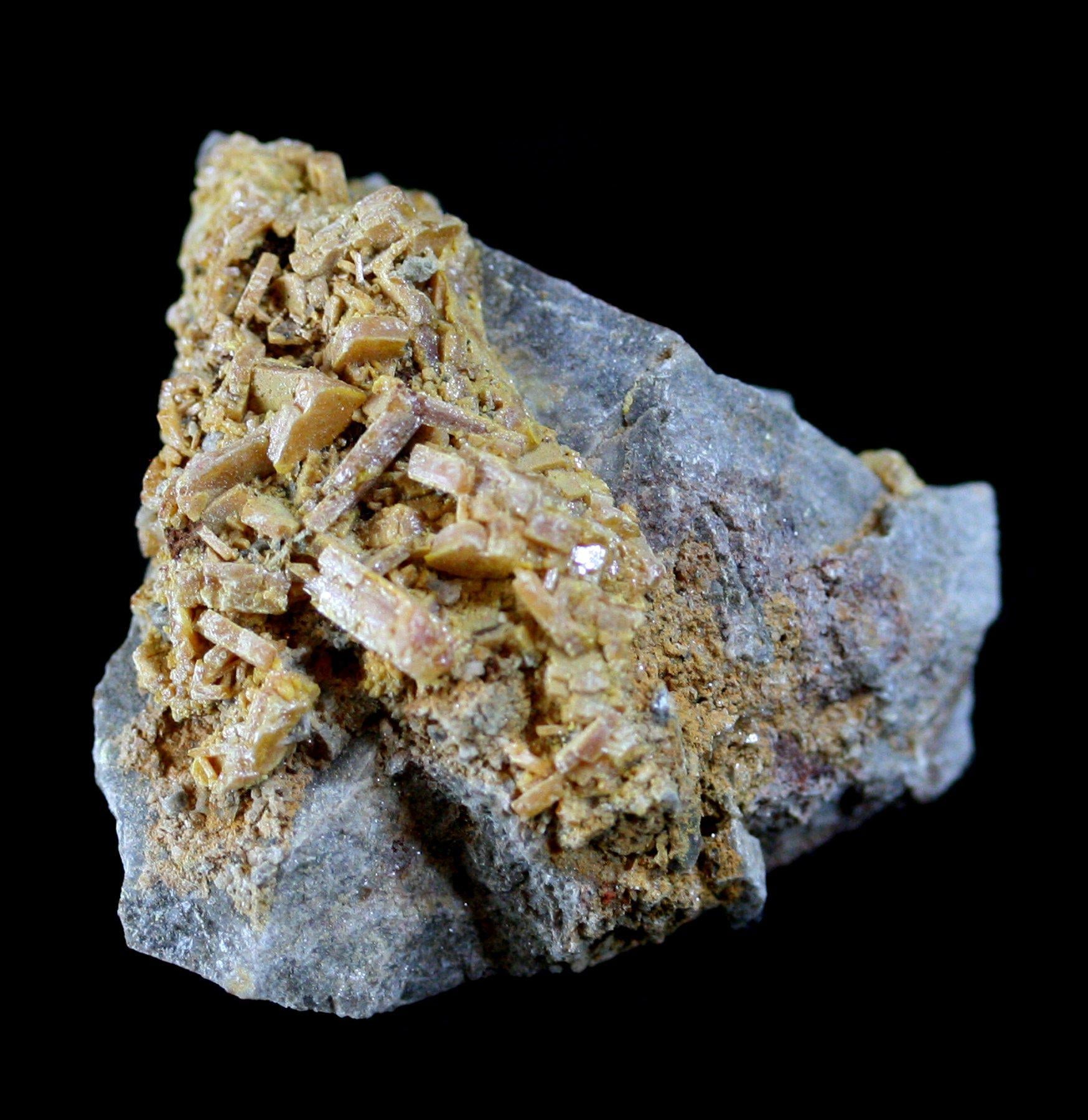 Natural Wulfenite Crystal Cluster Specimen - Rare Mineral Collection for Display & Healing | Perfect for Home Decor, Meditation & Energy Work