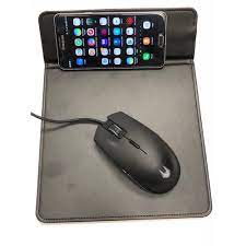 LEXMA Wireless Fast Charging Mousepad W1MP - Ultra-Thin Qi-Compatible Charging Pad for iPhone, Samsung & AirPods | Perfect for Office, Gaming & Travel