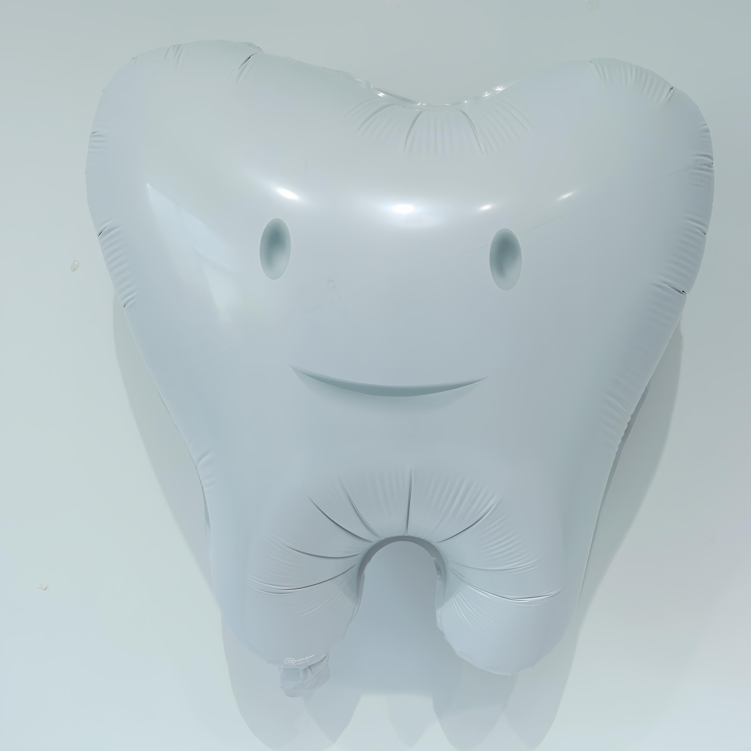 4Pcs White Tooth Balloons - Dentist Dental Graduation Party Decorations, Temporary Teeth Theme Supplies for Dental Clinics & Schools - Perfect for Registered Dental Hygienist Graduation Parties & Dental-Themed Events