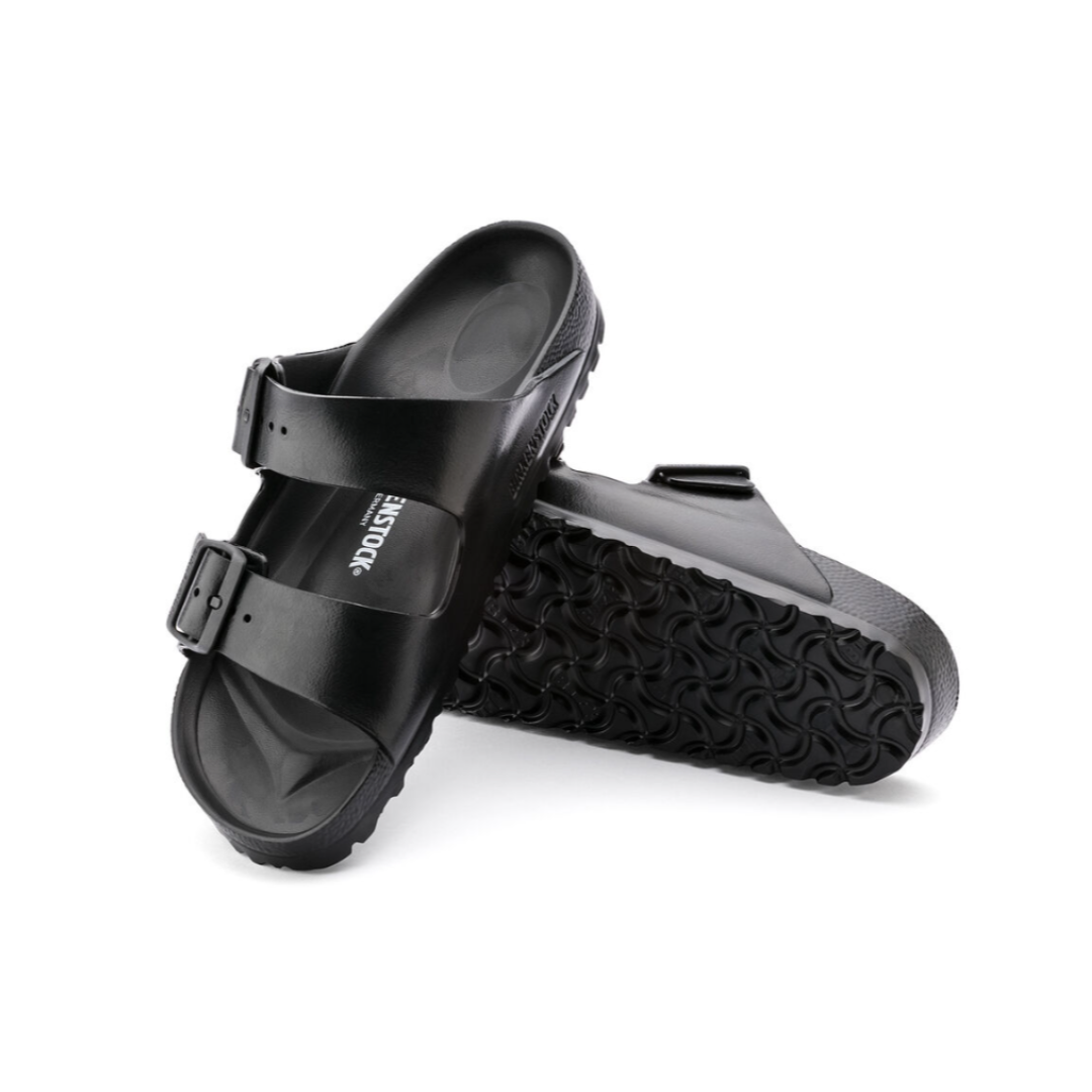 Men's Arizona Essentials EVA Sandals - Comfortable Black Slides for Casual Wear, Beach, Pool & Outdoor Activities
