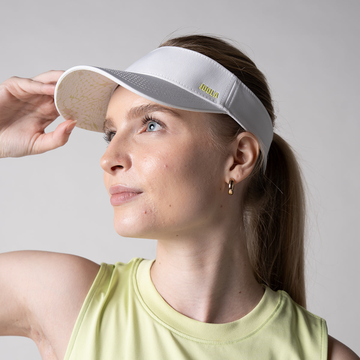 JOOLA Printed Brim Visor - Adjustable Sun Hat for Outdoor Sports, Golf, Tennis & Running - UPF 50+ UV Protection, Lightweight & Breathable for Men & Women