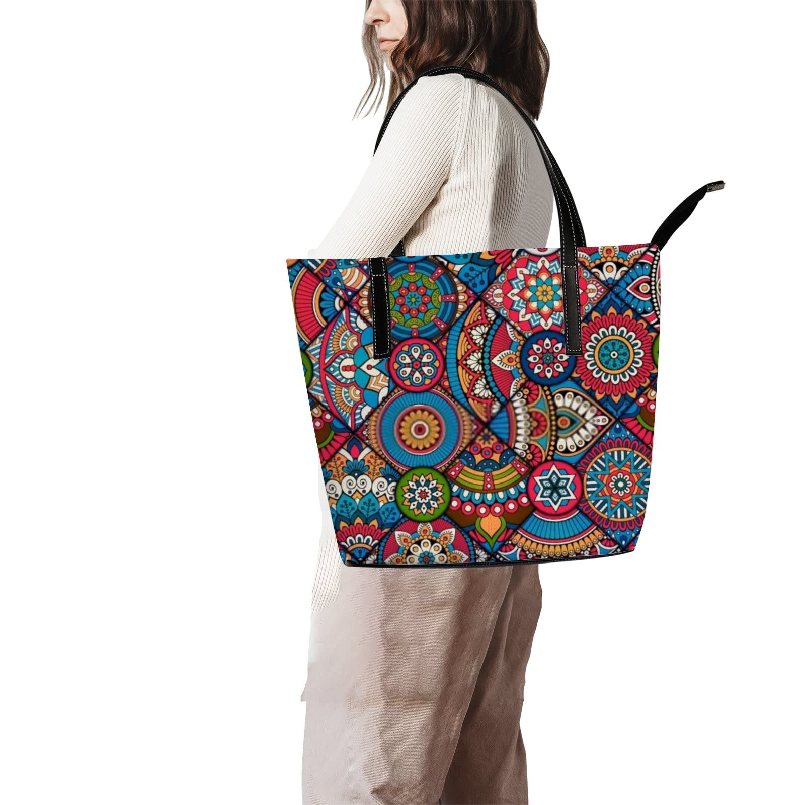 Premium Genuine Leather Tote Bag for Women - Stylish Crossbody Handbag with Adjustable Strap - Perfect for Work, Travel & Everyday Use