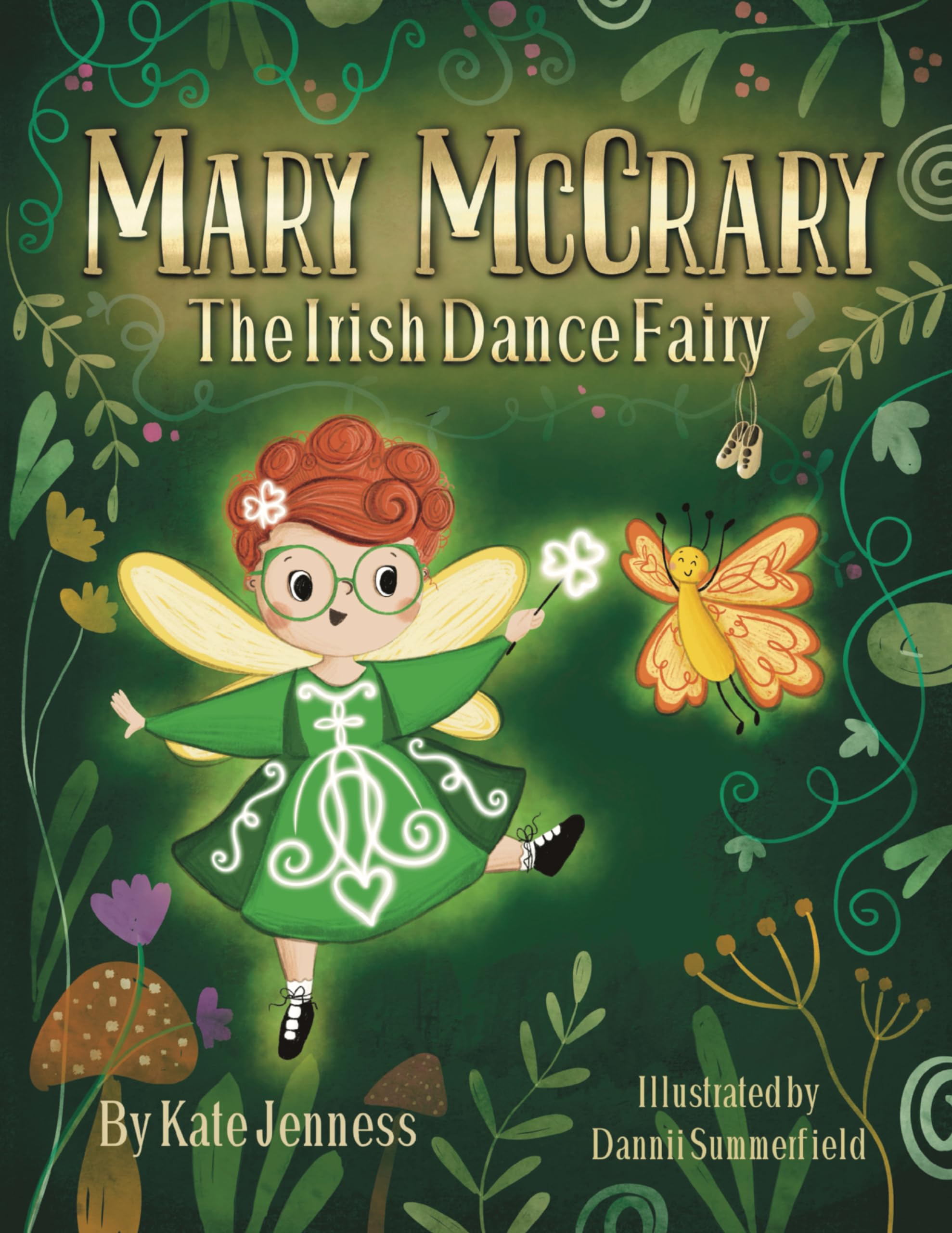 Mary McCrary the Irish Dance Fairy - Authentic Irish Dance Costume for Kids, Perfect for St. Patrick's Day, Performances & Competitions