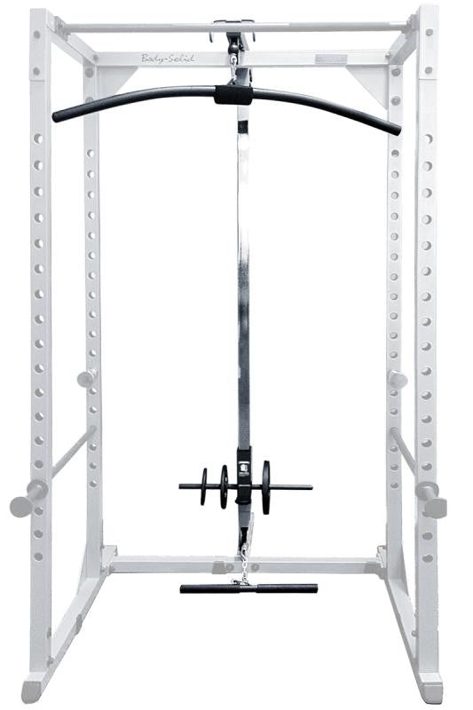 Body Solid Power Rack Lat Attachment - Heavy Duty Lat Pulldown Machine for Home Gym Strength Training - Perfect for Back Workouts and Muscle Building Exercises