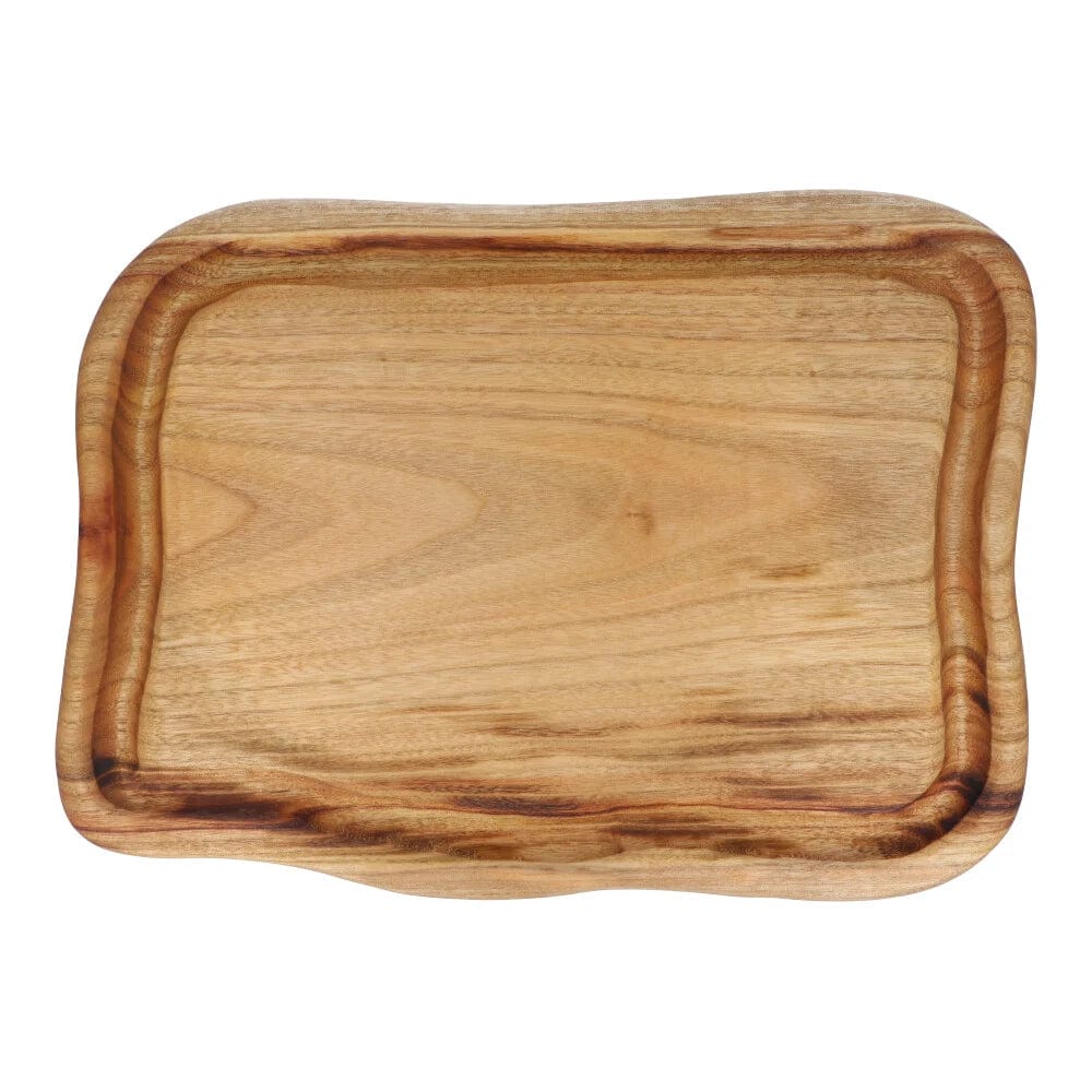 Premium Camphor Laurel Wood Cutting Board with Juice Groove - Medium Size Freeform Design for Meat, Vegetables, and Fruits - Perfect for Kitchen Prep and Charcuterie Boards